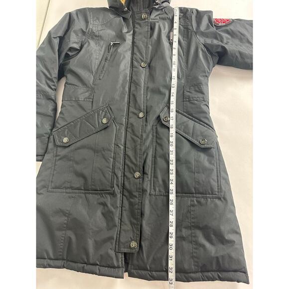 Coogi Kids Size 14 16 Black Winter Parka Puffer Coat Removeable Hood - Picture 10 of 13